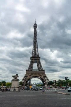 The Eiffel Tower in Paris Stock Photos