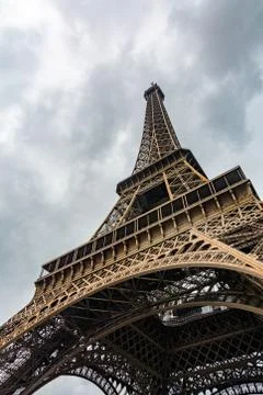 The Eiffel Tower in Paris Stock Photos