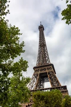 The Eiffel Tower in Paris Stock Photos