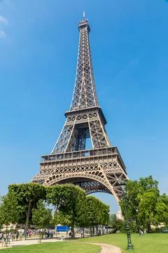 Eiffel tower in Paris Stock Photos