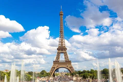 Eiffel Tower in Paris Stock-Fotos