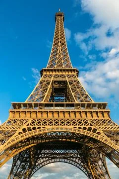 Eiffel tower in Paris Stock Photos