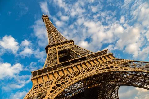 Eiffel tower in Paris Stock Photos