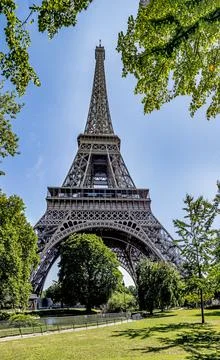 Eiffel tower in paris Foto stock