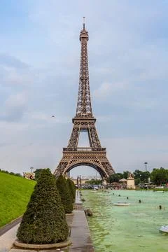 Eiffel tower in Paris Stock Photos