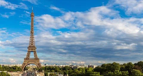 Eiffel Tower in Paris Foto stock