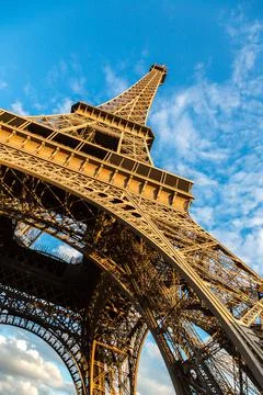 Eiffel tower in Paris Foto stock