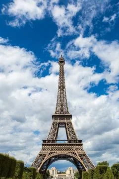 Eiffel tower in Paris Foto stock