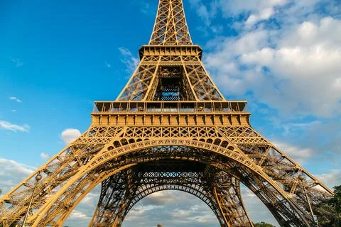 Eiffel tower in Paris Foto stock