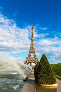 Eiffel Tower in Paris Foto stock