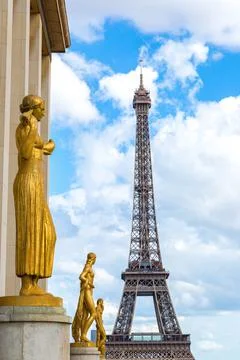 Eiffel Tower in Paris Stock Photos