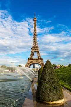 Eiffel Tower in Paris Foto stock