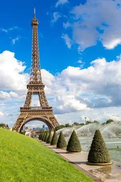 Eiffel Tower in Paris Foto stock