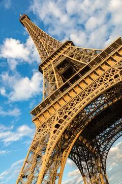 Eiffel tower in Paris Stock Photos