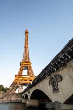 The Eiffel Tower in Paris Stock Photos