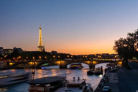 The Eiffel Tower in Paris 스톡 사진