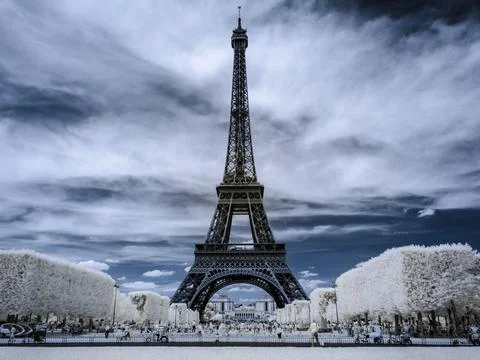 Eiffel tower in Paris Foto stock