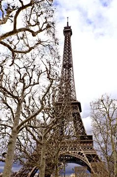 The Eiffel Tower in Paris Stock-Fotos