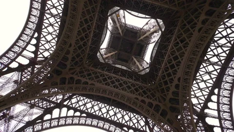 Eiffel Tower in Paris in slow motion 180fps Video stock 165055419