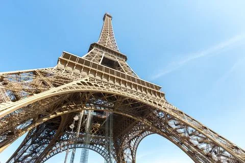 Eiffel Tower Paris summer Eiffel Tower with blue sky summer, Paris France ... 스톡 사진