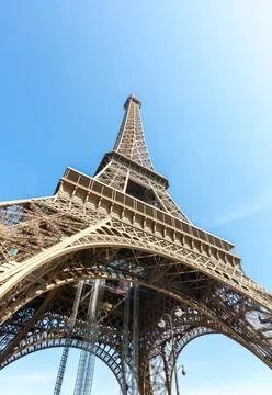 Eiffel Tower Paris summer Eiffel Tower with blue sky summer, Paris France ... 스톡 사진