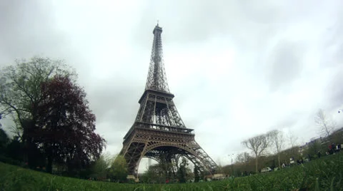 Eiffel Tower Paris TimeLapse 스톡 동영상 25907865