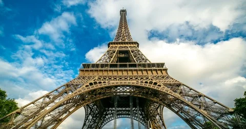 Eiffel Tower - Paris Timelapse Stock Footage 119320574