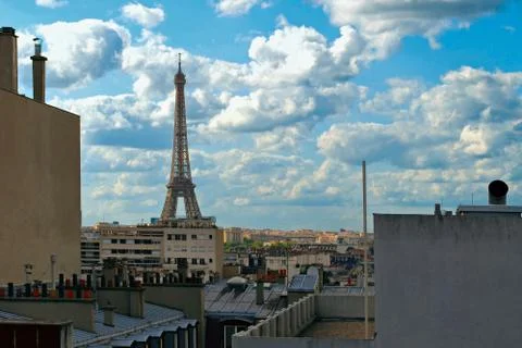 The Eiffel Tower. Stock Photos