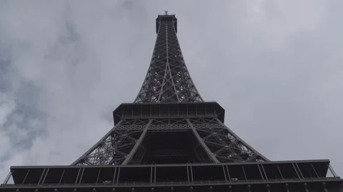 The Eiffel Tower rises high Video stock 85600299
