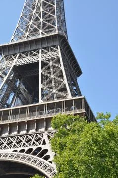 Eiffel Tower Section Stock Photos
