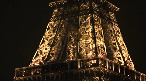Eiffel Tower from the Seine Stock Footage 39814728