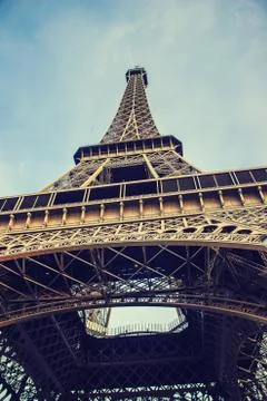 Eiffel Tower. Selective focus. Foto stock