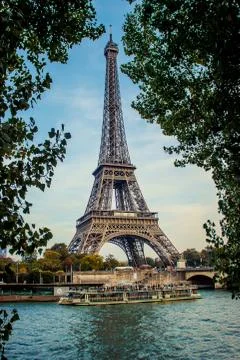 Eiffel Tower. Selective focus. Foto stock