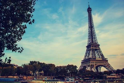 Eiffel Tower. Selective focus. Foto stock