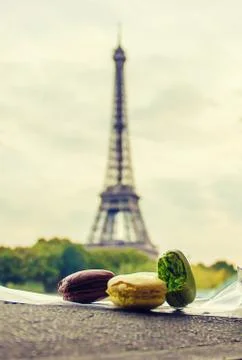Eiffel Tower. Selective focus. Stock Photos