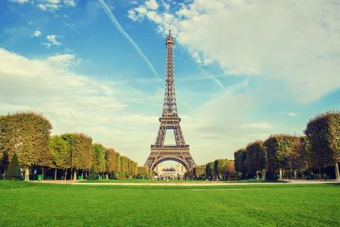 Eiffel Tower. Selective focus. Stock Photos