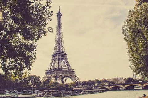 Eiffel Tower. Selective focus. Foto stock