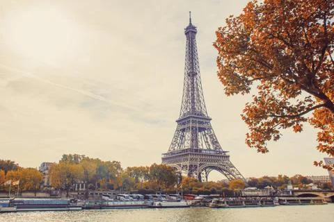 Eiffel Tower. Selective focus. Stock Photos