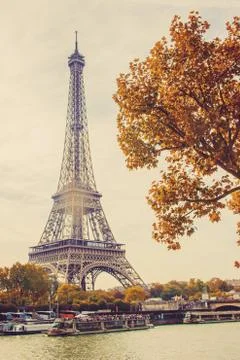Eiffel Tower. Selective focus. Stock Photos