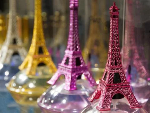Eiffel tower souvenirs Stock Photos