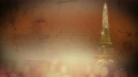 Eiffel Tower Spin Stock Footage 37662688