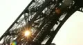 Eiffel Tower Sunset. Wide. HD Footage