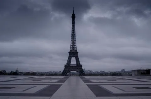 Eiffel Tower superstructure from Paris Stock Photos