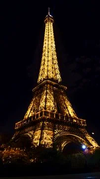 Eiffel Tower superstructure from Paris 스톡 사진