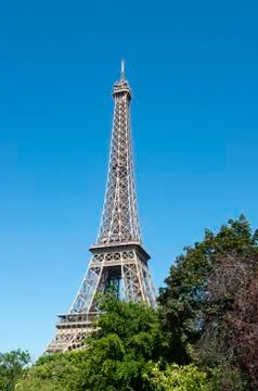 Eiffel Tower Tour Eiffel Champ de Mars Paris Ile de France France Europe Stock-Fotos
