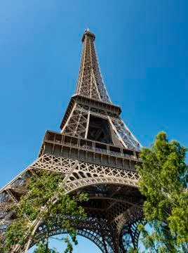 Eiffel Tower Tour Eiffel Champ de Mars Paris Ile de France France Europe Stock-Fotos