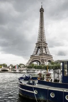 Eiffel Tower, Tour Eiffel, Paris, Ile de France, France, Europe Stock Photos