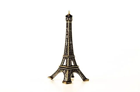 Eiffel Tower toy Eiffel Tower toy miniature on white background Copyright:... Stock Photos