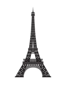 Eiffel tower vector illustration. Illustration