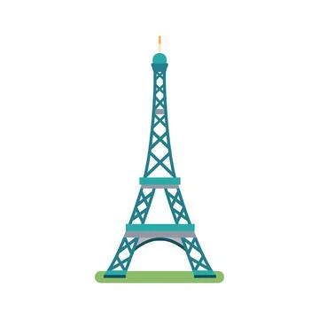 Eiffel Tower. Vector illustration Stock Illustration